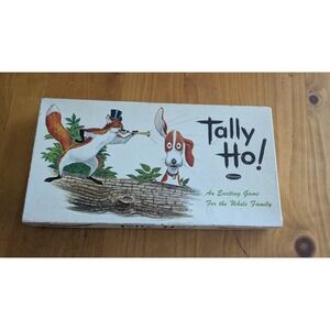 Vintage 1961 Whitman Tally Ho! Fox Hunt Board Game No. 4771 Complete Retro MCM